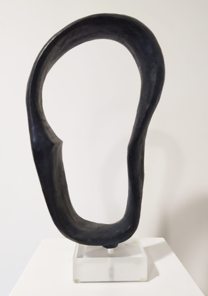 Baigneuse (3/8) / bronze patiné / terrasse : 12 x 10 : H. 42 cm