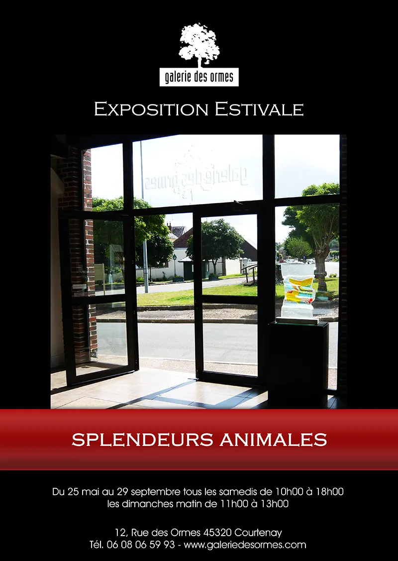 Affiche Exposition estivale 2024 'Splendeurs Animales'